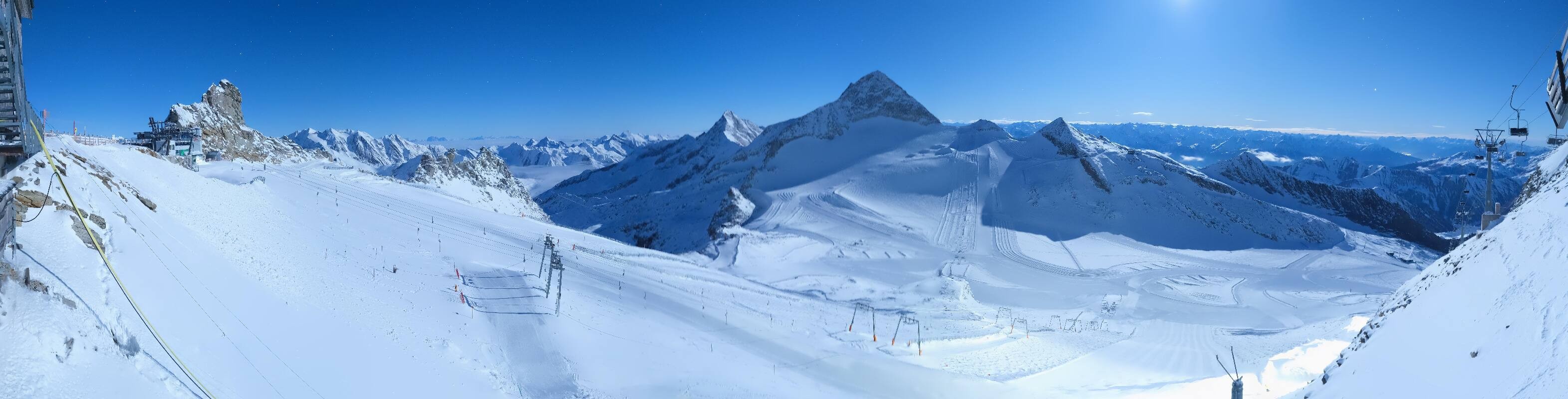 Archiv Foto Webcam Hintertuxer Gletscher - Ausblick Gefrorene Wand