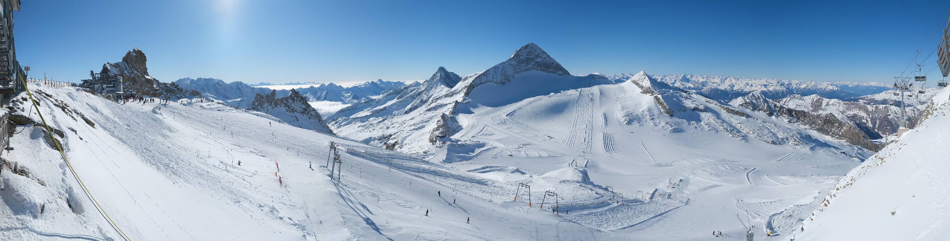 Archiv Foto Webcam Hintertuxer Gletscher - Ausblick Gefrorene Wand