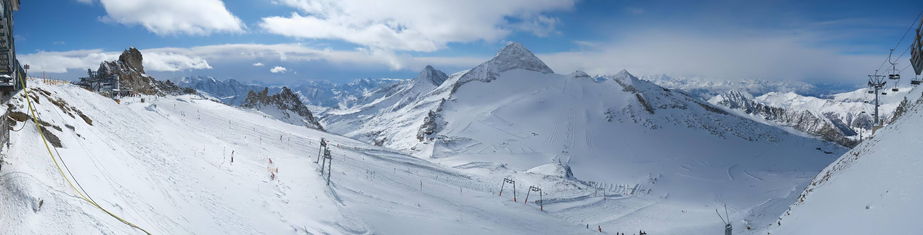 Archiv Foto Webcam Hintertuxer Gletscher - Ausblick Gefrorene Wand