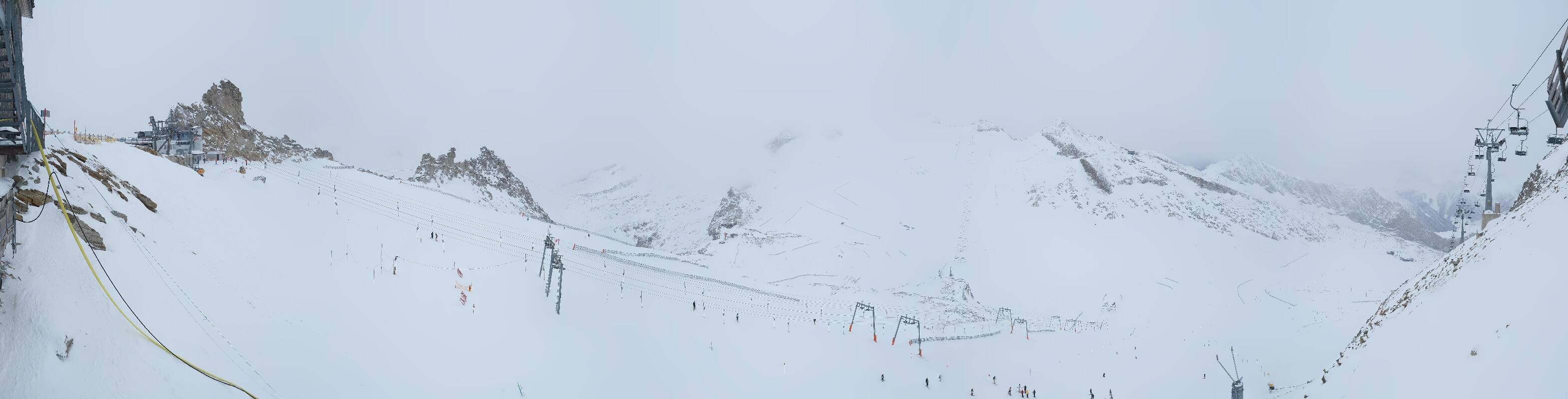 Archiv Foto Webcam Hintertuxer Gletscher - Ausblick Gefrorene Wand