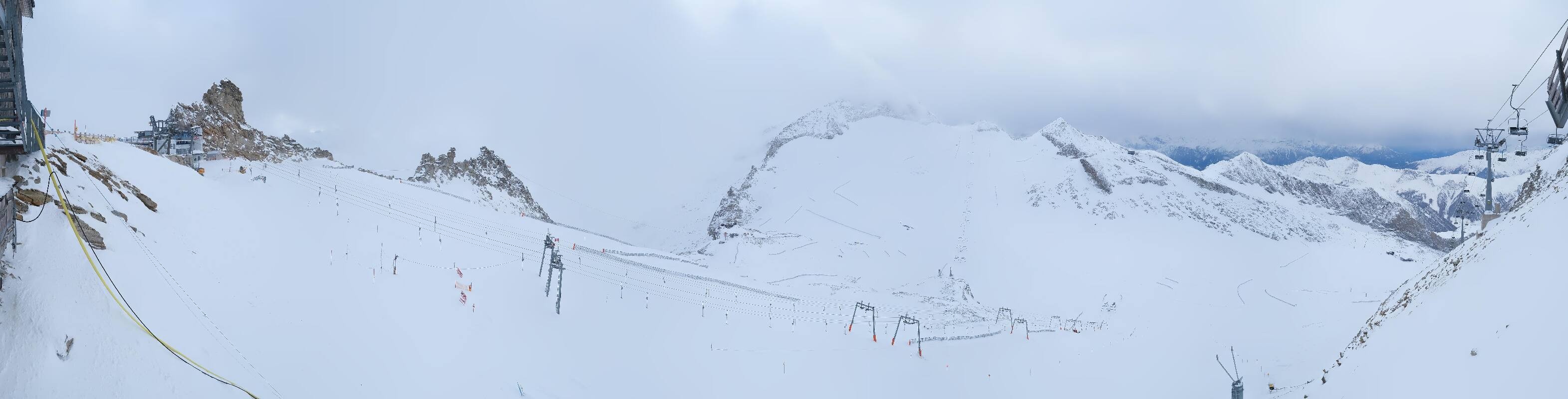 Archiv Foto Webcam Hintertuxer Gletscher - Ausblick Gefrorene Wand
