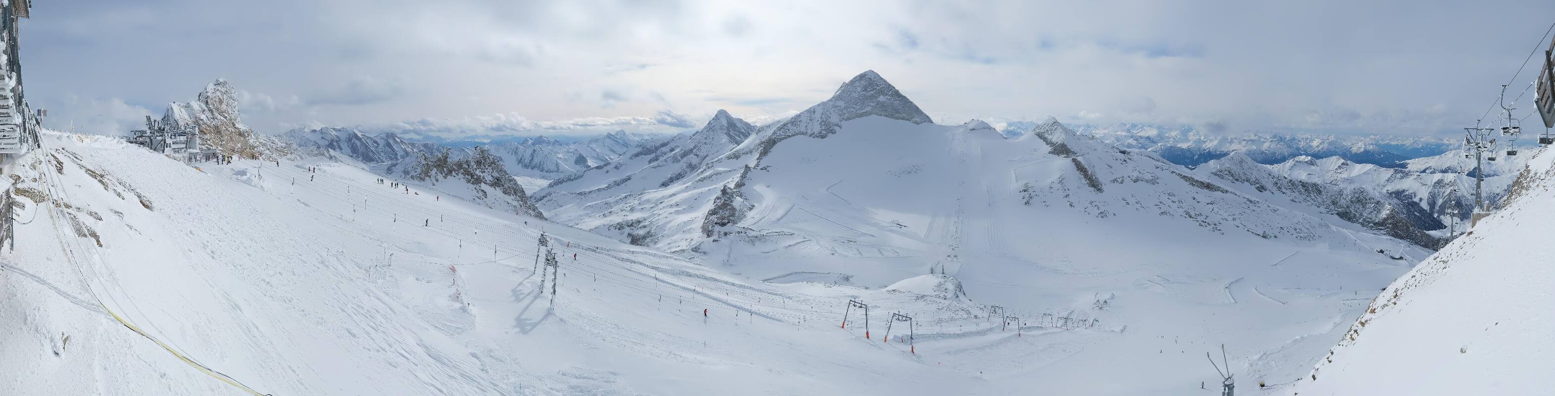 Archiv Foto Webcam Hintertuxer Gletscher - Ausblick Gefrorene Wand