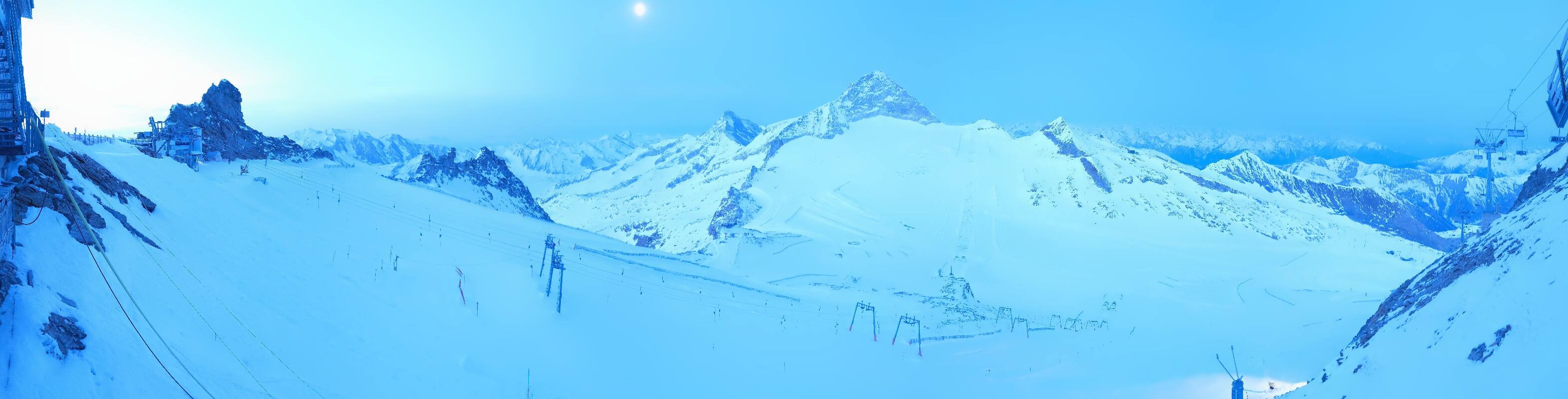 Archiv Foto Webcam Hintertuxer Gletscher - Ausblick Gefrorene Wand