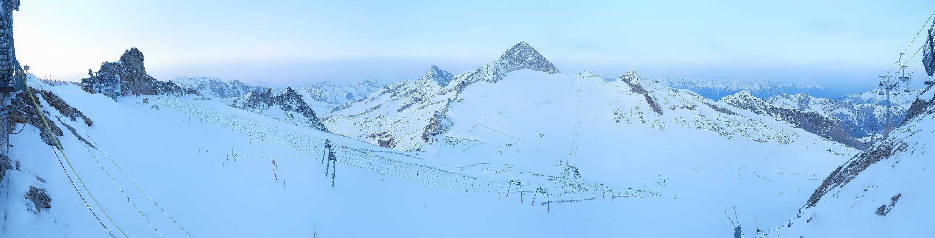 Archiv Foto Webcam Hintertuxer Gletscher - Ausblick Gefrorene Wand
