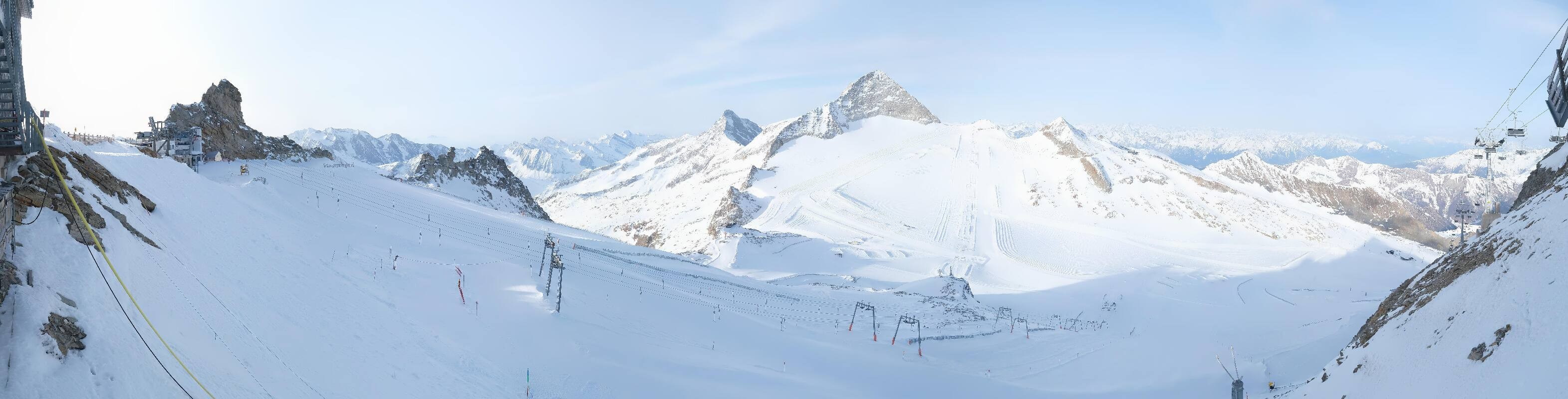 Archiv Foto Webcam Hintertuxer Gletscher - Ausblick Gefrorene Wand