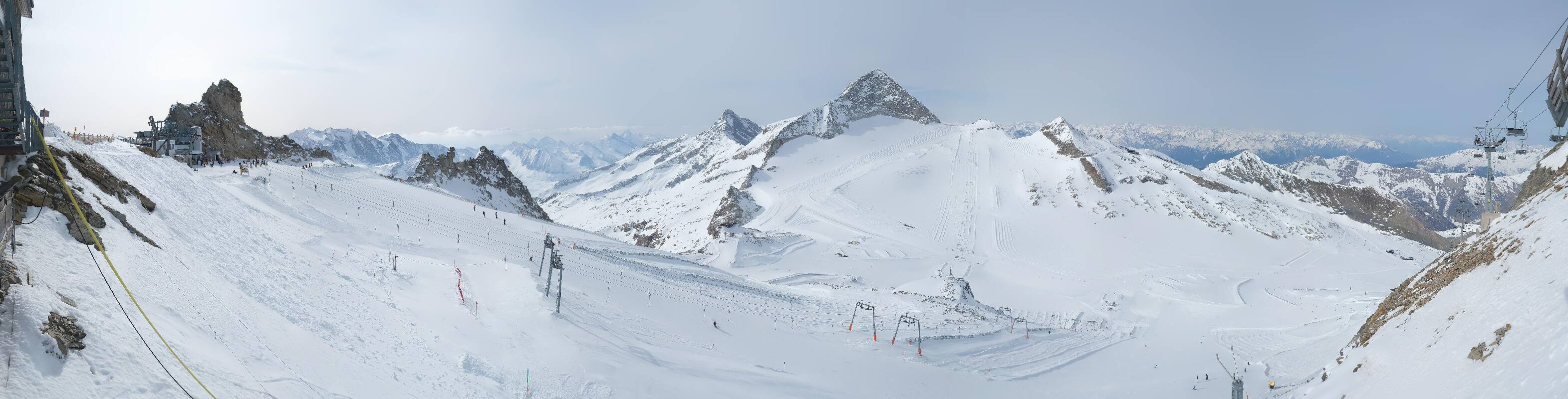 Archiv Foto Webcam Hintertuxer Gletscher - Ausblick Gefrorene Wand