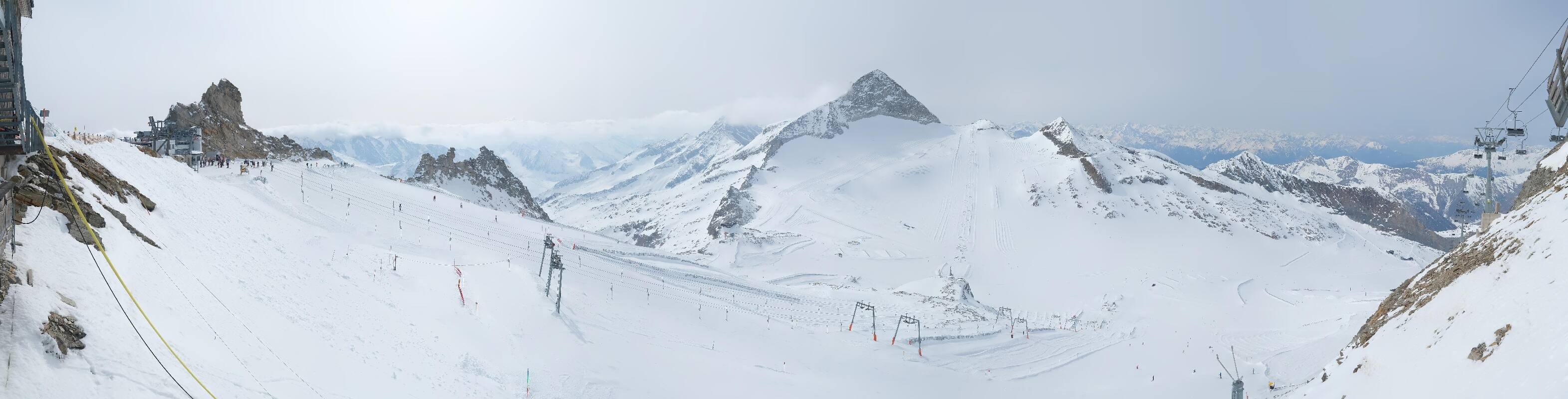 Archiv Foto Webcam Hintertuxer Gletscher - Ausblick Gefrorene Wand