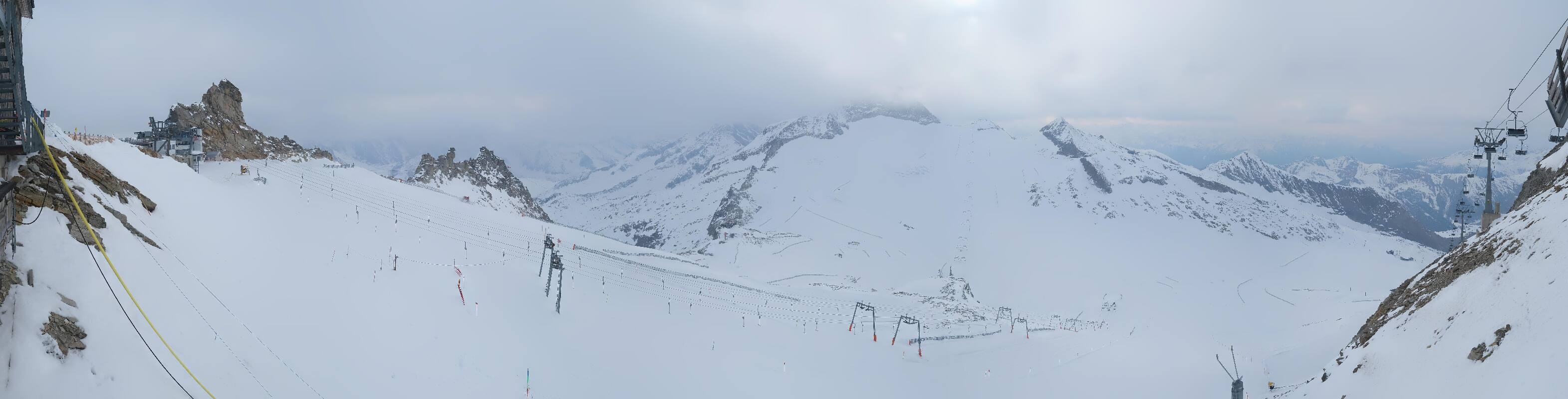 Archiv Foto Webcam Hintertuxer Gletscher - Ausblick Gefrorene Wand