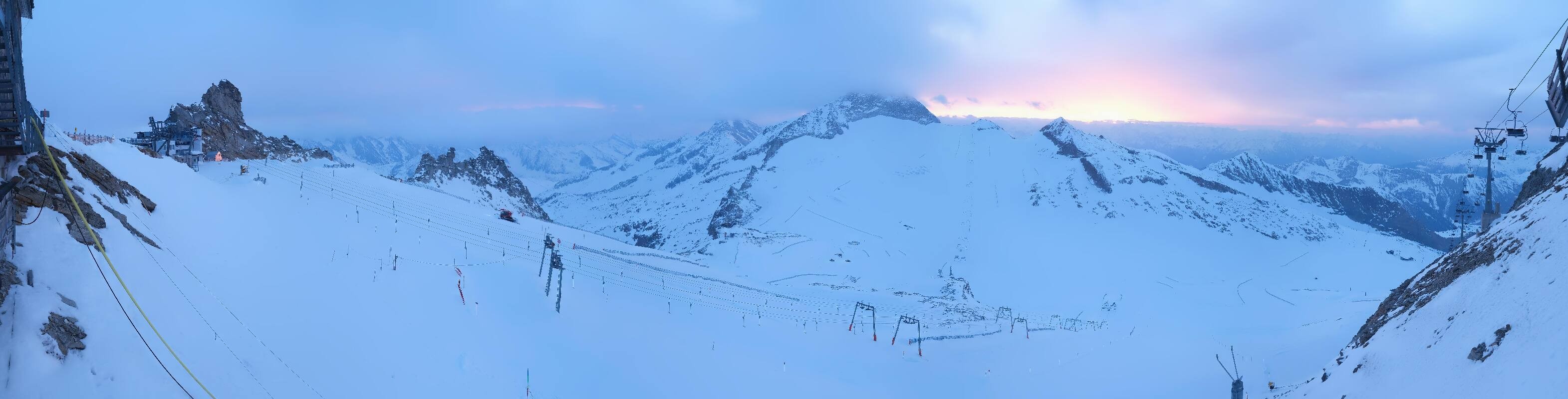 Archiv Foto Webcam Hintertuxer Gletscher - Ausblick Gefrorene Wand