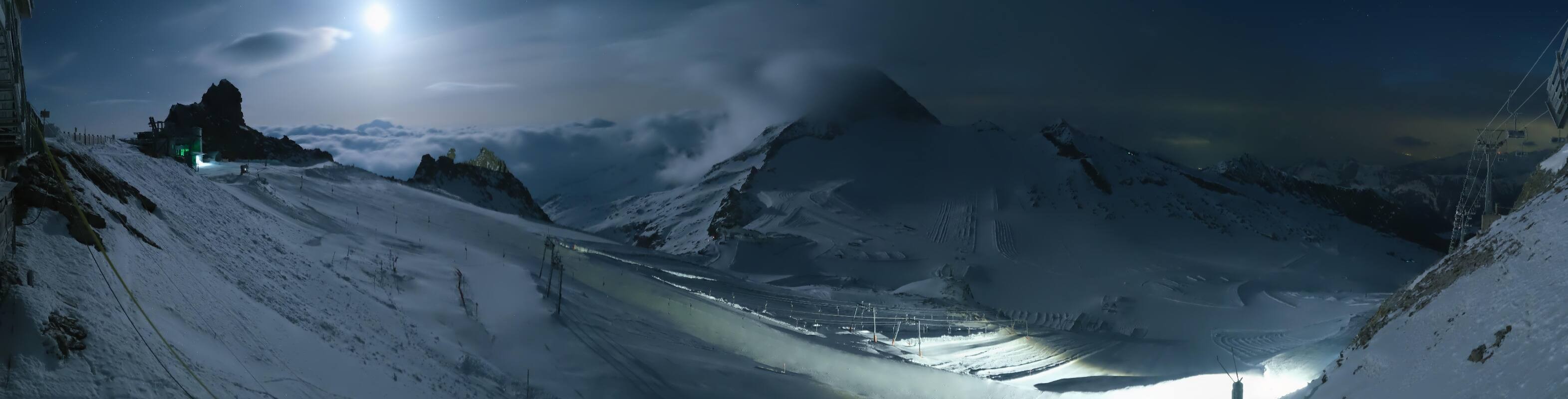 Archiv Foto Webcam Hintertuxer Gletscher - Ausblick Gefrorene Wand