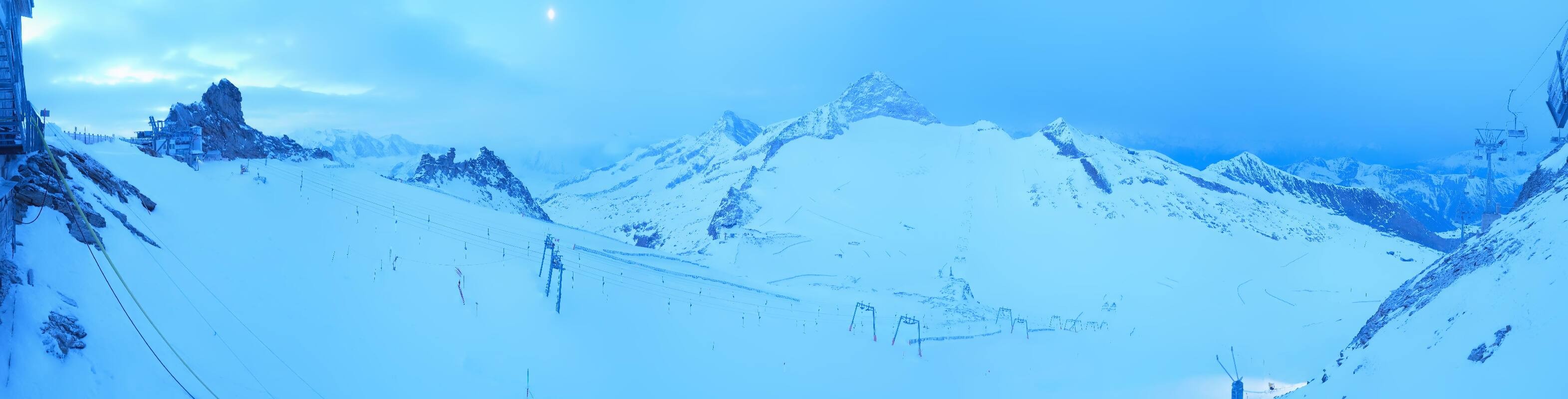 Archiv Foto Webcam Hintertuxer Gletscher - Ausblick Gefrorene Wand