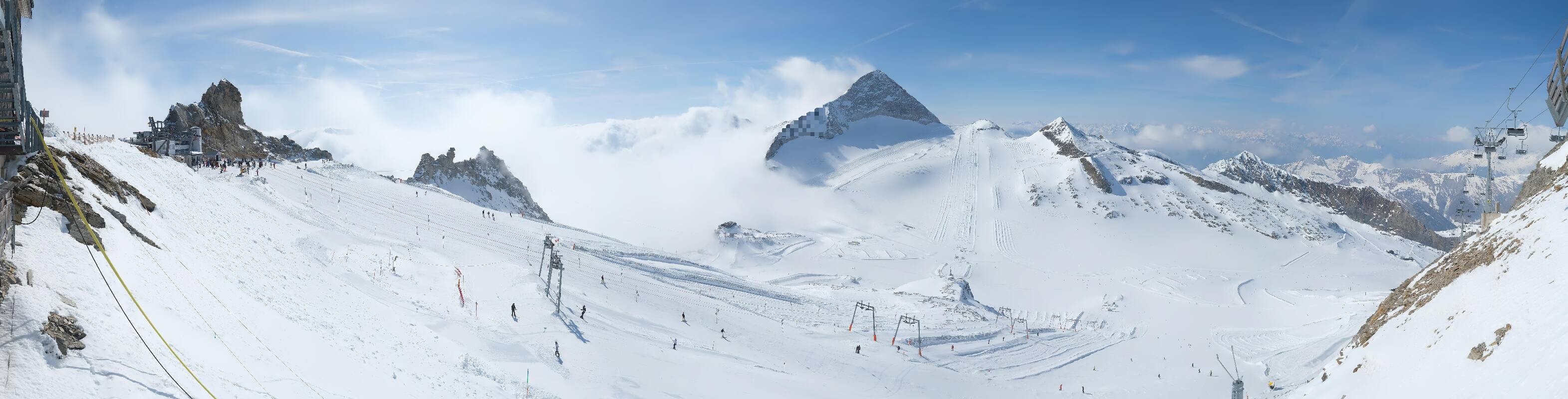 Archiv Foto Webcam Hintertuxer Gletscher - Ausblick Gefrorene Wand