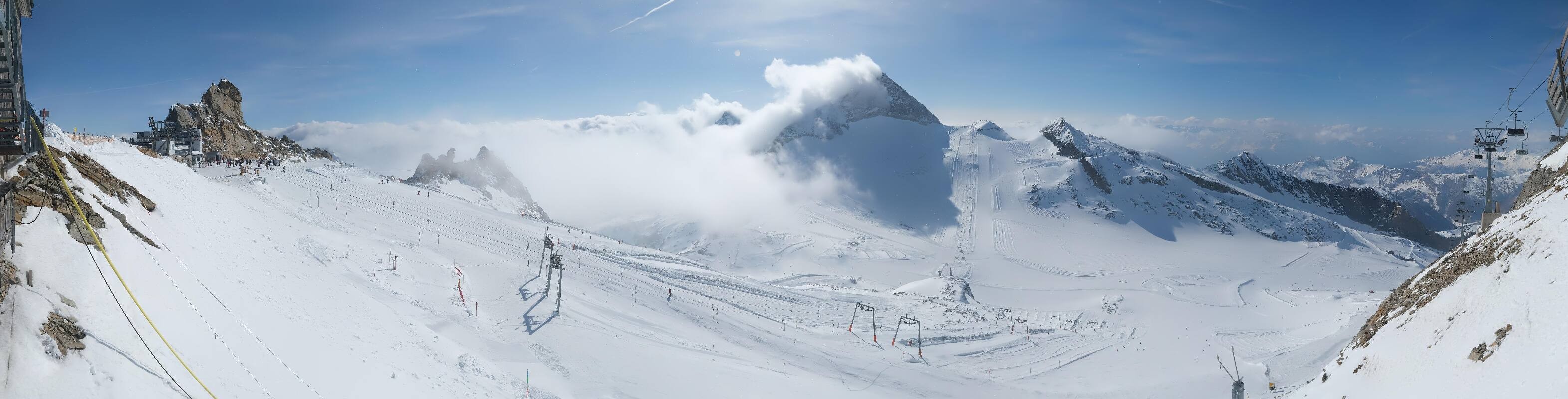 Archiv Foto Webcam Hintertuxer Gletscher - Ausblick Gefrorene Wand