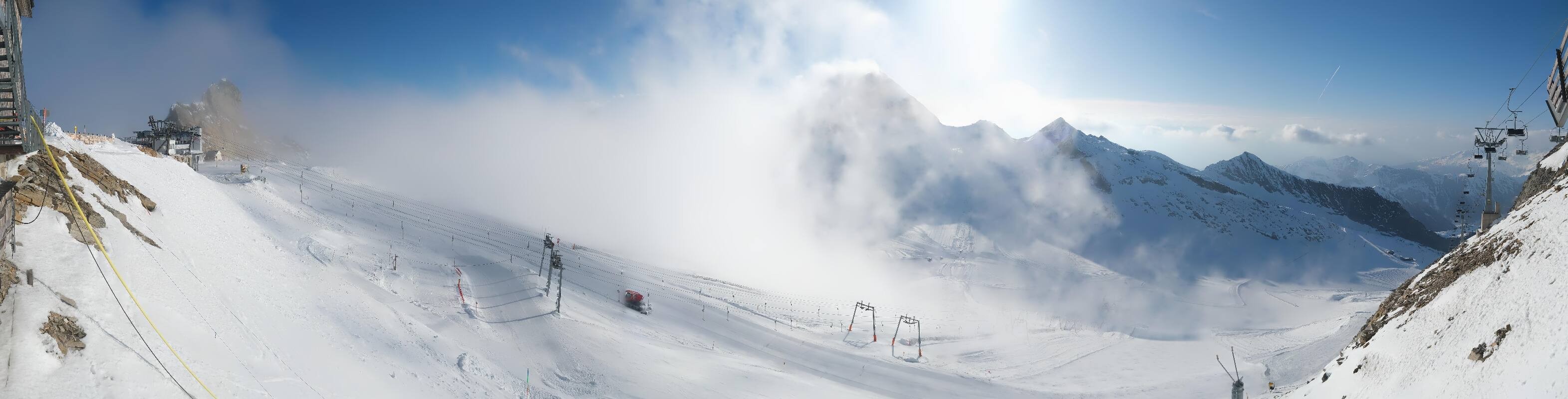 Archiv Foto Webcam Hintertuxer Gletscher - Ausblick Gefrorene Wand