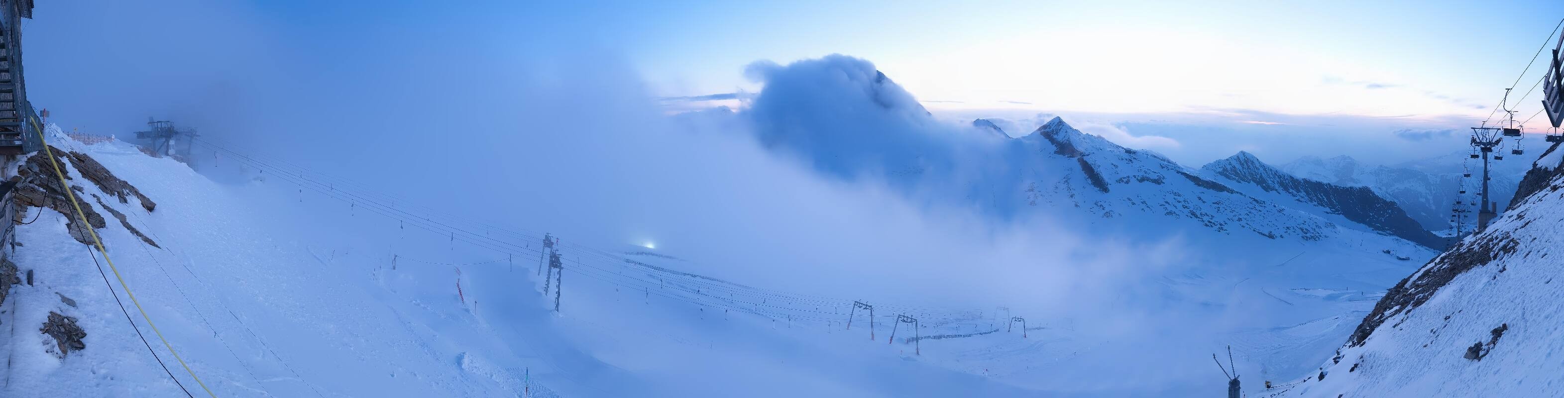 Archiv Foto Webcam Hintertuxer Gletscher - Ausblick Gefrorene Wand
