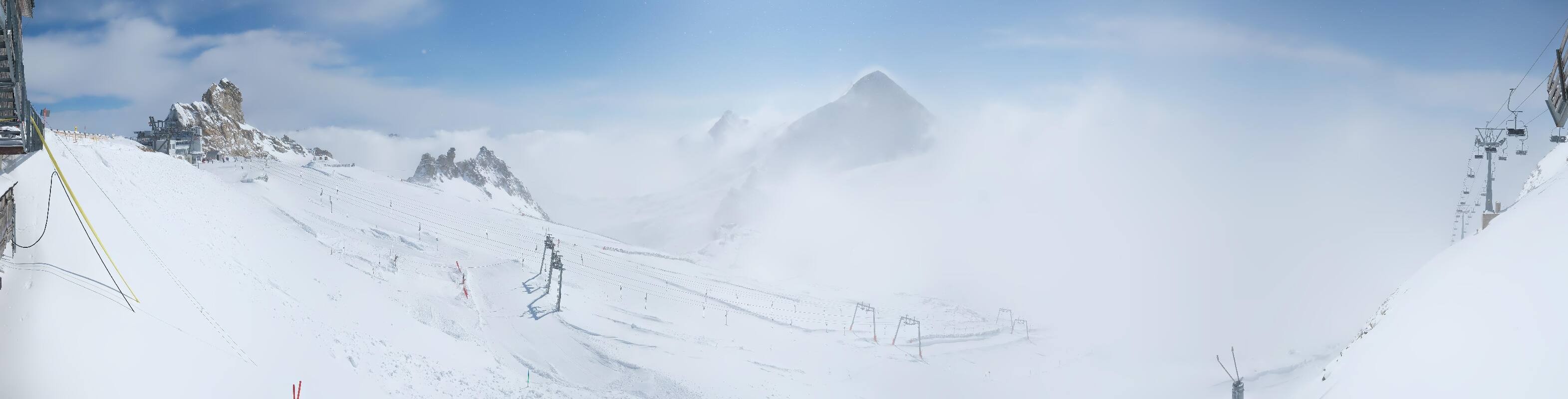 Archiv Foto Webcam Hintertuxer Gletscher - Ausblick Gefrorene Wand