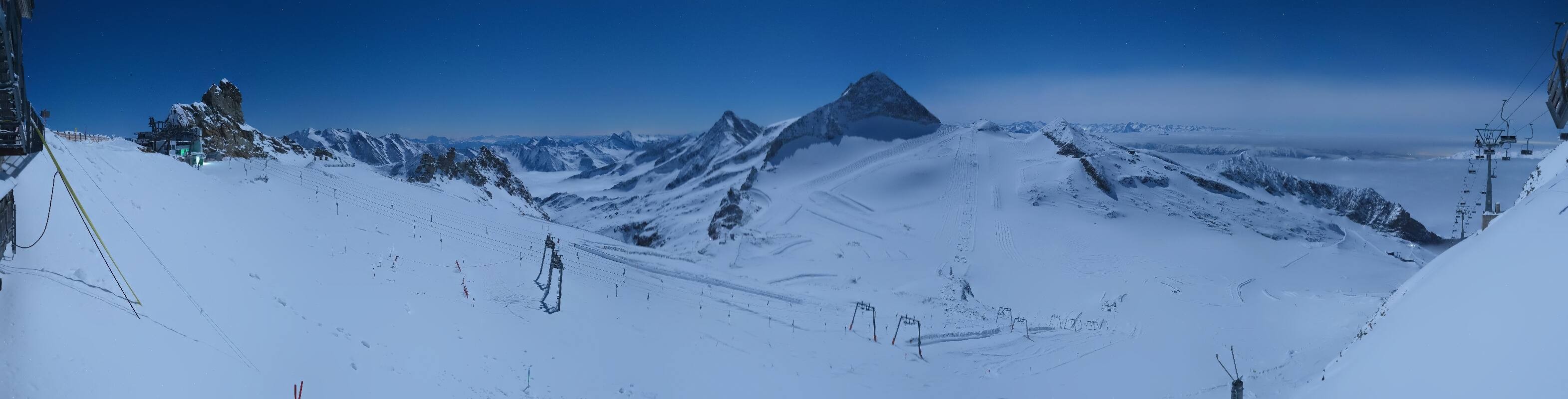 Archiv Foto Webcam Hintertuxer Gletscher - Ausblick Gefrorene Wand