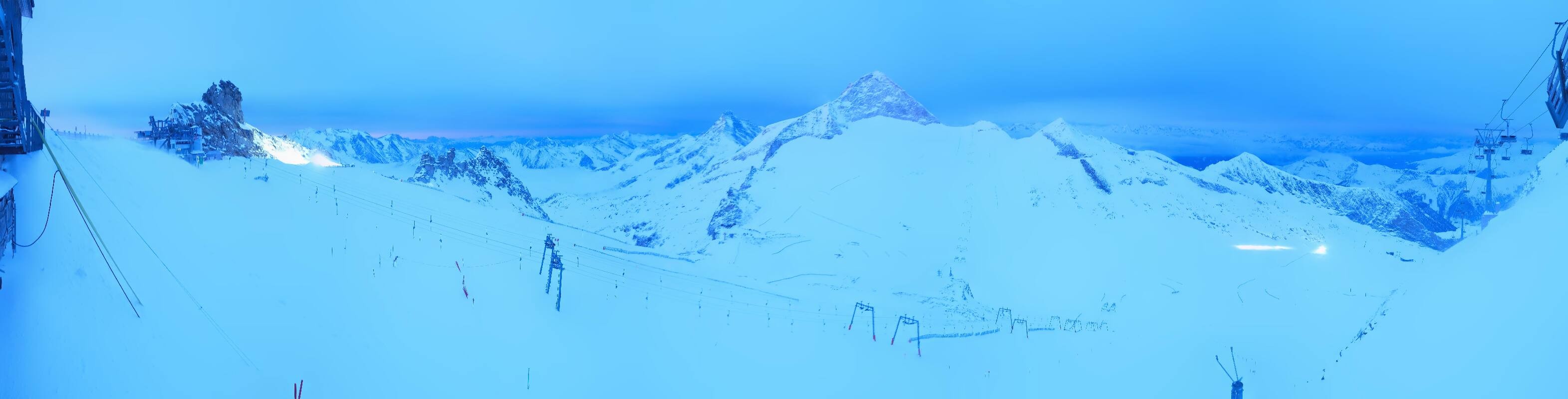 Archiv Foto Webcam Hintertuxer Gletscher - Ausblick Gefrorene Wand