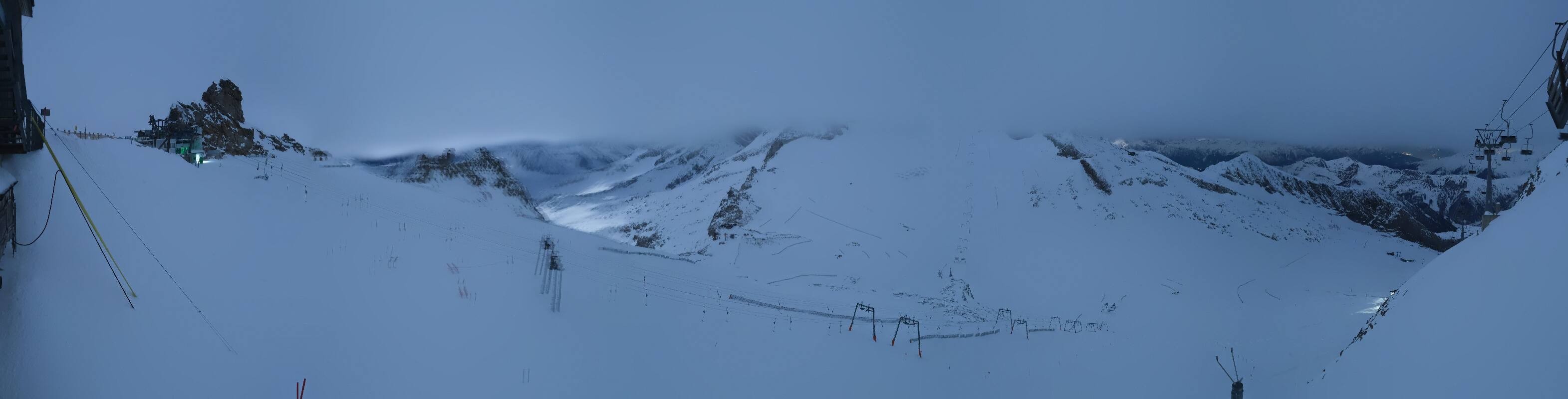Archiv Foto Webcam Hintertuxer Gletscher - Ausblick Gefrorene Wand
