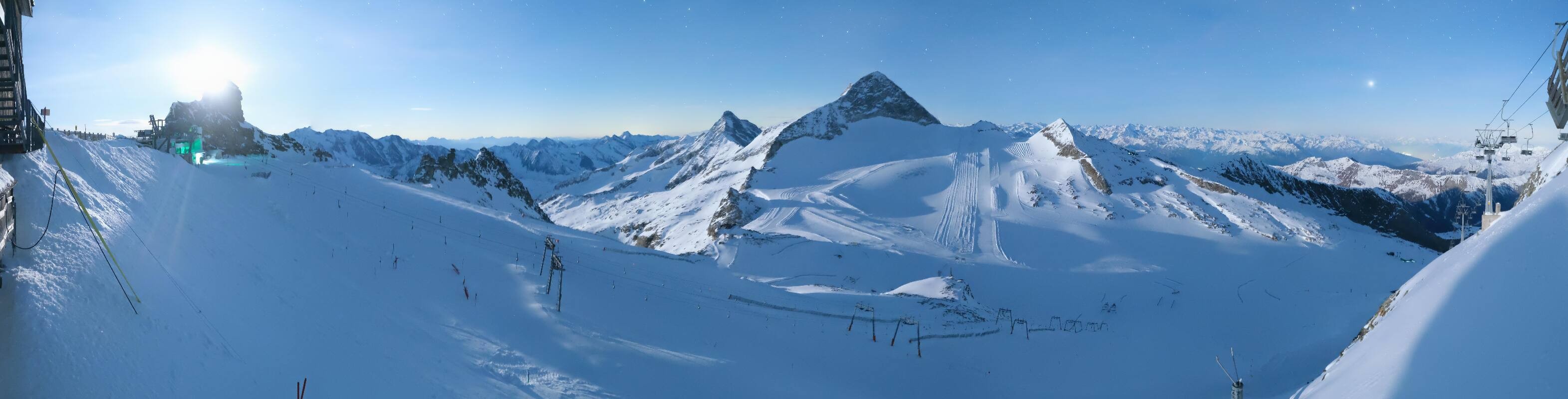 Archiv Foto Webcam Hintertuxer Gletscher - Ausblick Gefrorene Wand