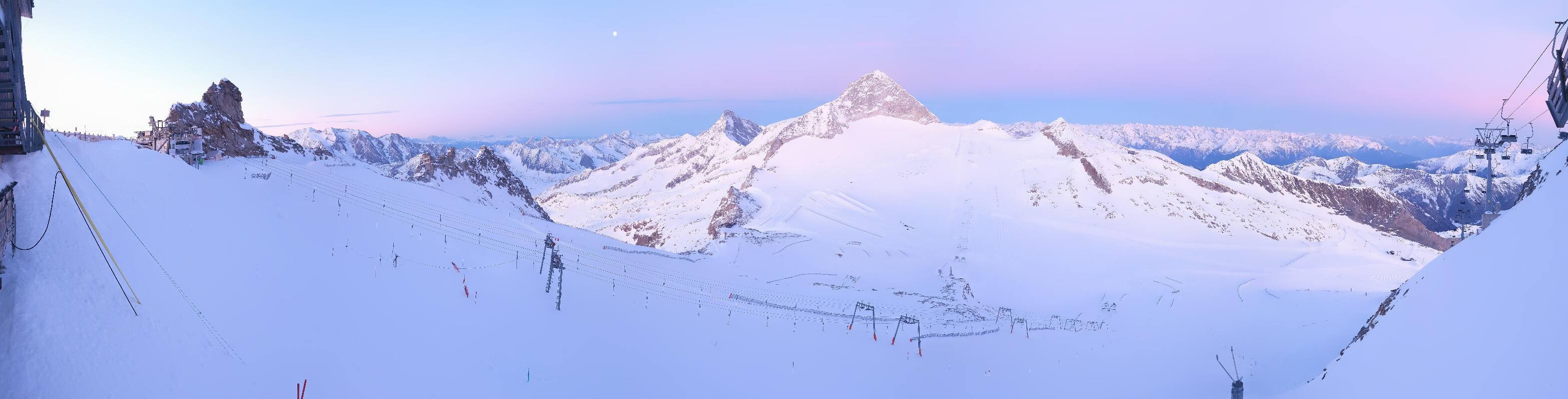Archiv Foto Webcam Hintertuxer Gletscher - Ausblick Gefrorene Wand
