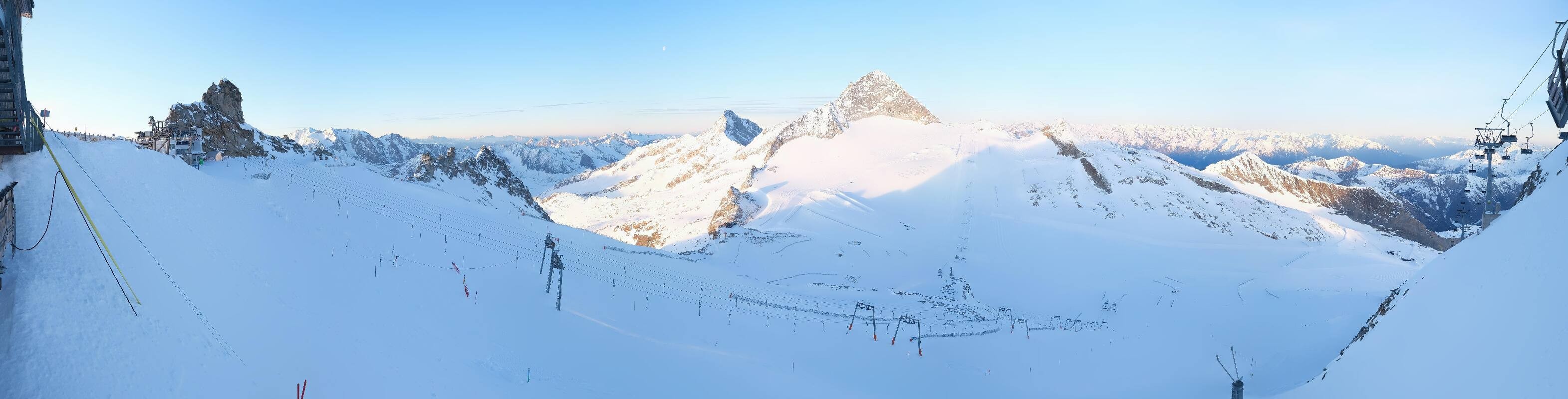 Archiv Foto Webcam Hintertuxer Gletscher - Ausblick Gefrorene Wand