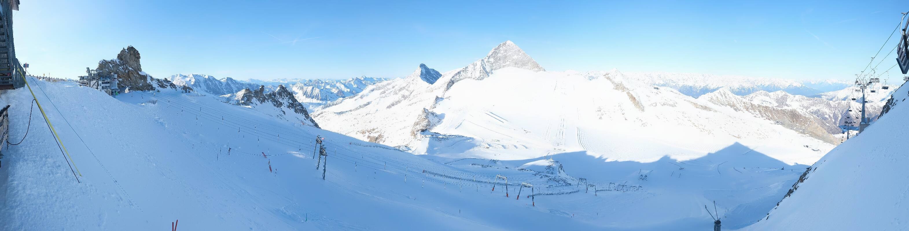 Archiv Foto Webcam Hintertuxer Gletscher - Ausblick Gefrorene Wand