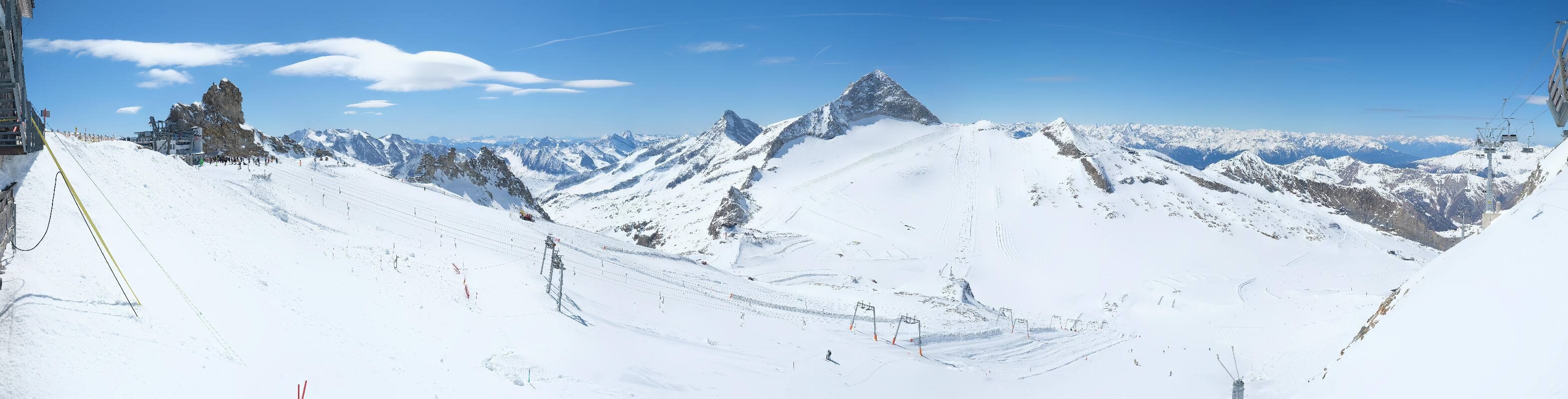 Archiv Foto Webcam Hintertuxer Gletscher - Ausblick Gefrorene Wand
