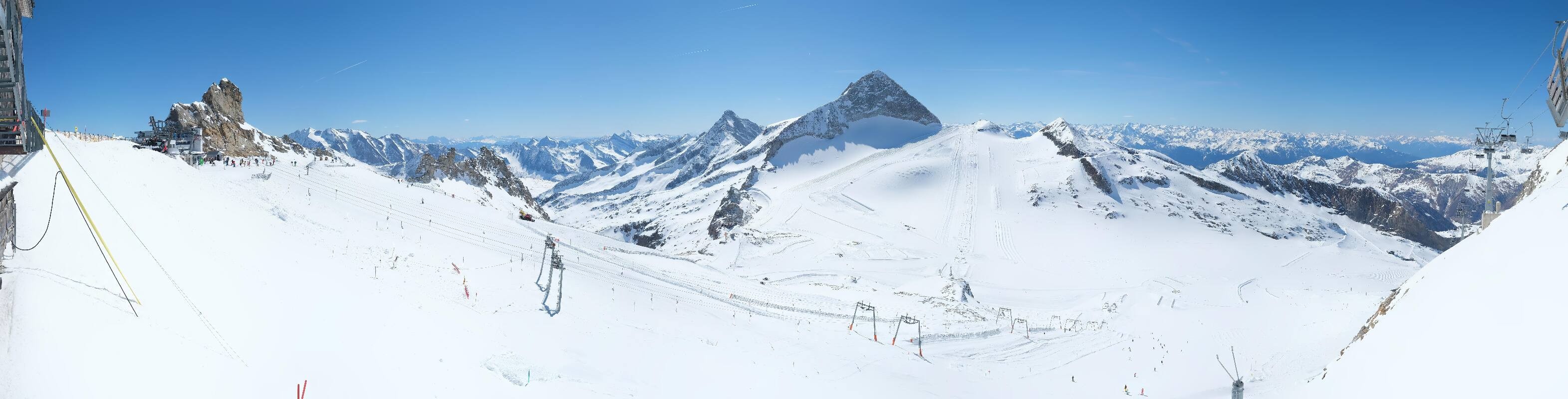 Archiv Foto Webcam Hintertuxer Gletscher - Ausblick Gefrorene Wand