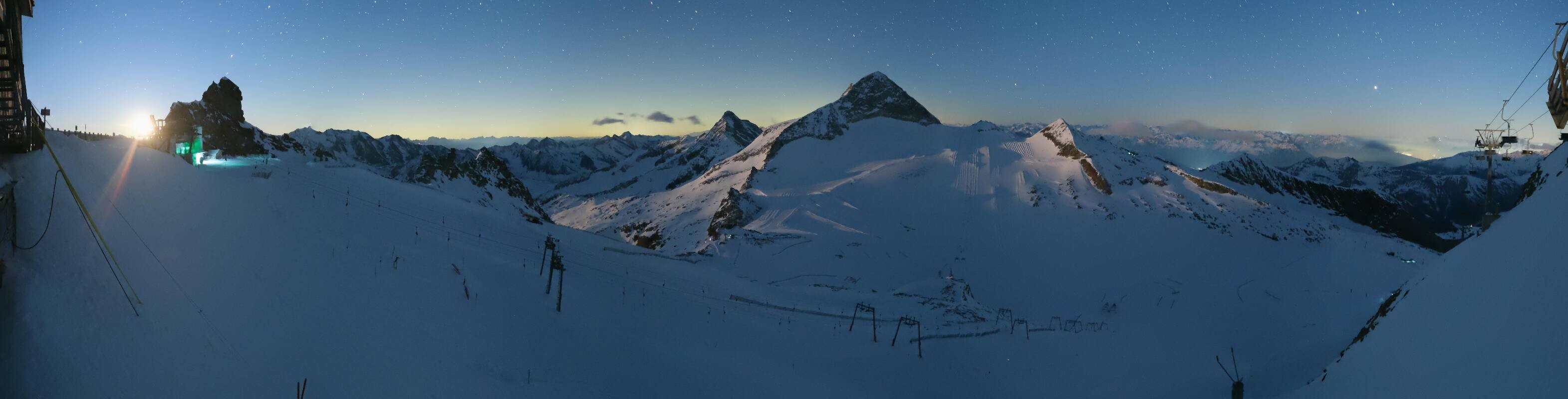 Archiv Foto Webcam Hintertuxer Gletscher - Ausblick Gefrorene Wand