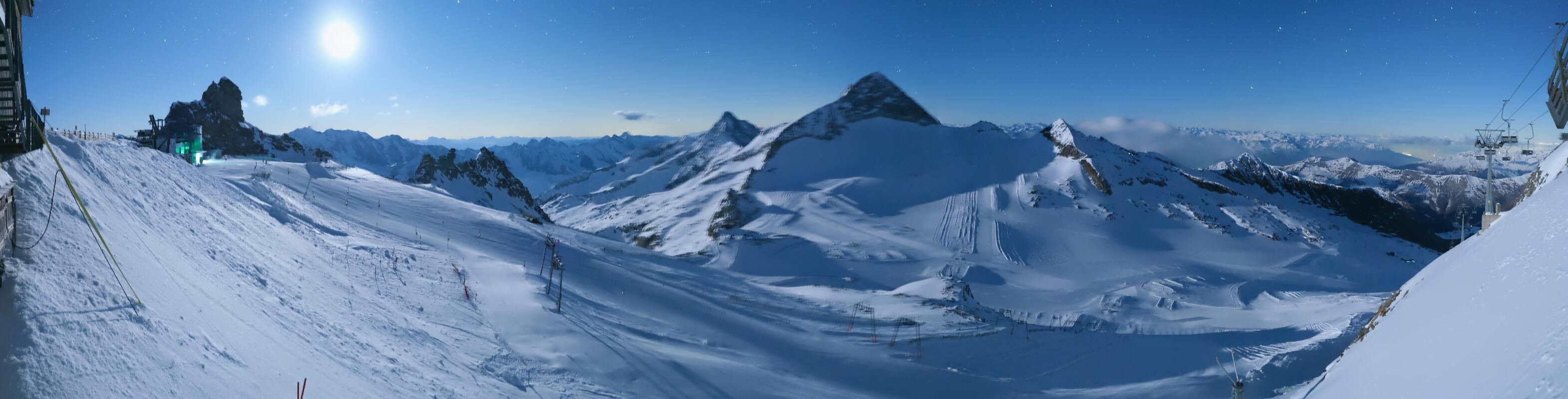 Archiv Foto Webcam Hintertuxer Gletscher - Ausblick Gefrorene Wand