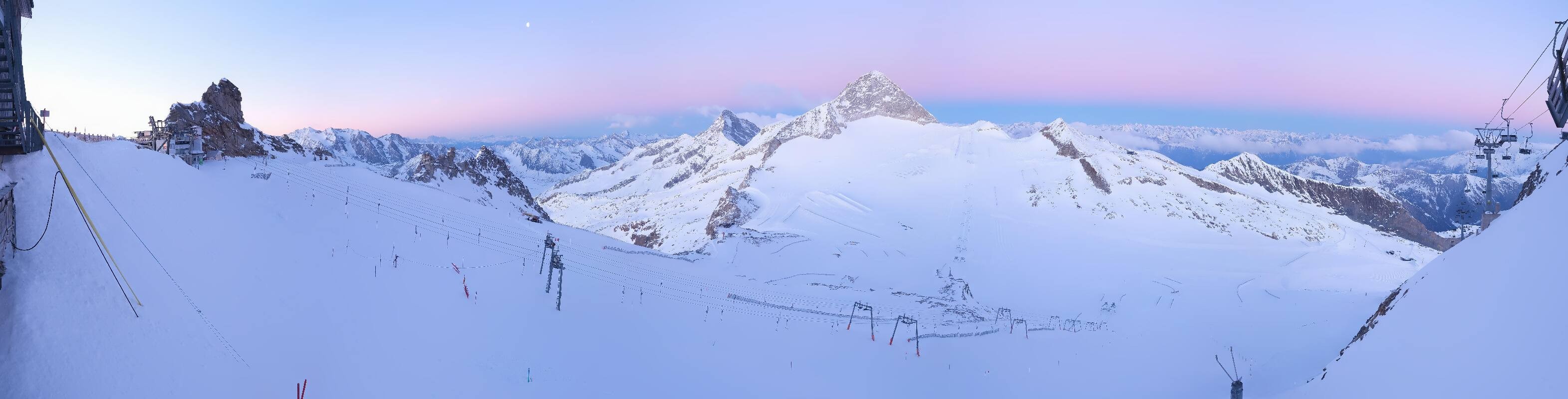 Archiv Foto Webcam Hintertuxer Gletscher - Ausblick Gefrorene Wand