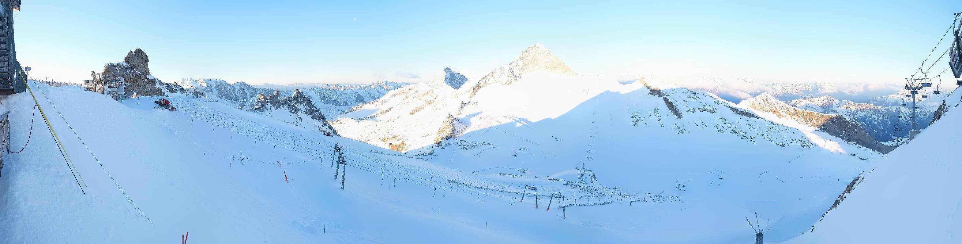 Archiv Foto Webcam Hintertuxer Gletscher - Ausblick Gefrorene Wand