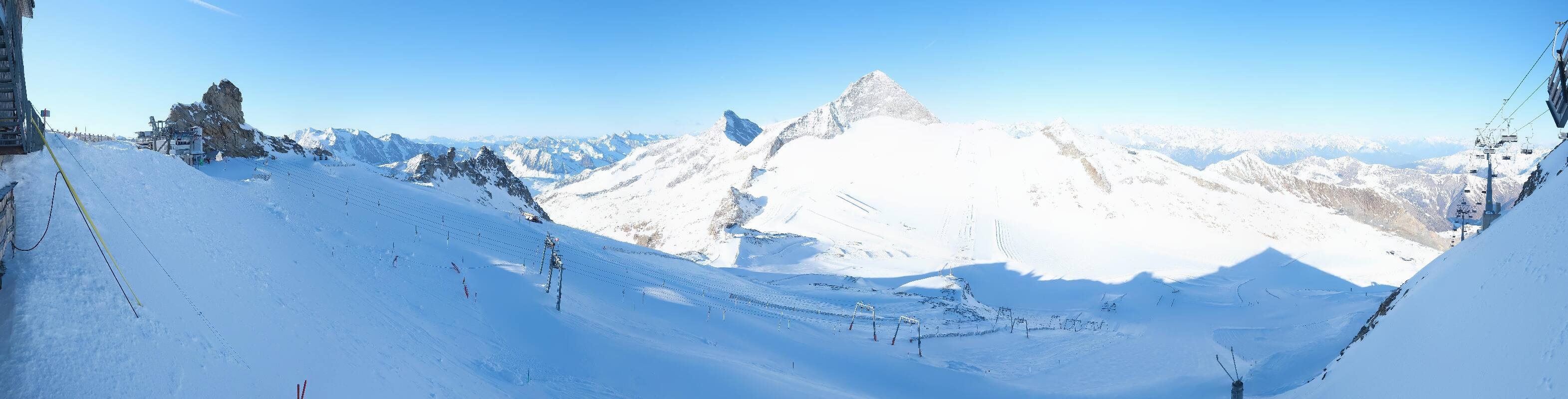 Archiv Foto Webcam Hintertuxer Gletscher - Ausblick Gefrorene Wand