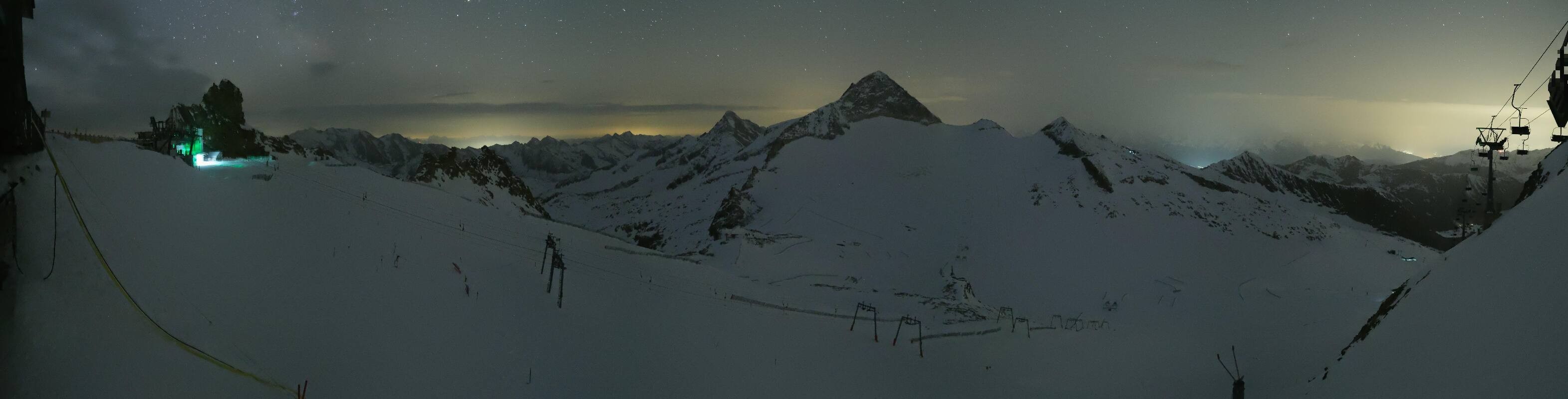Archived image Webcam Hintertux Glacier - View from Gefrorene Wand