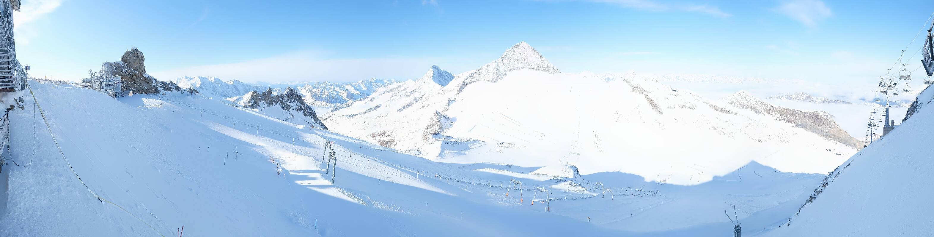 Archiv Foto Webcam Hintertuxer Gletscher - Ausblick Gefrorene Wand