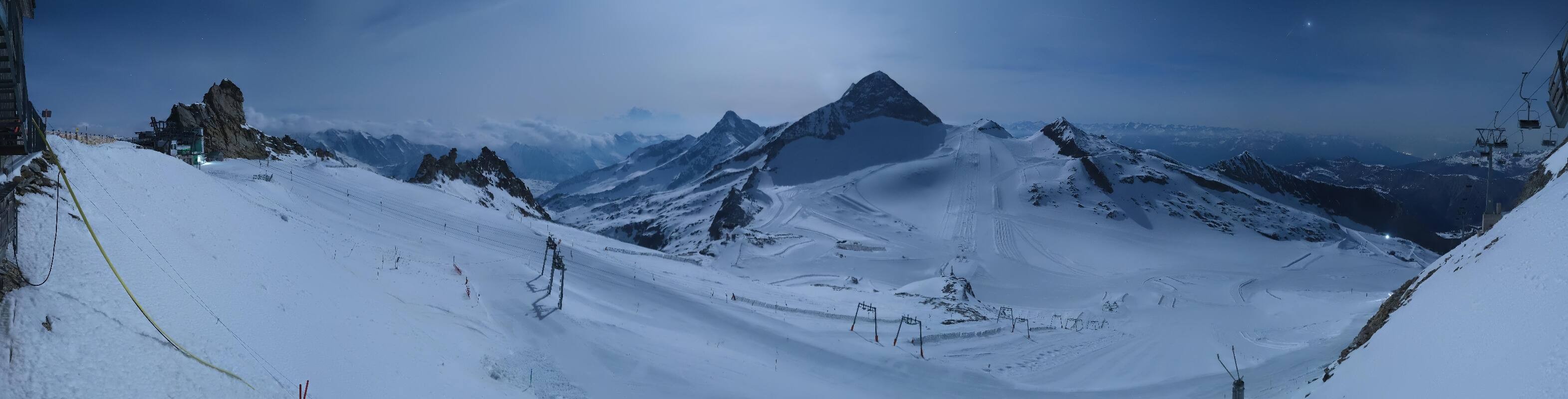 Archiv Foto Webcam Hintertuxer Gletscher - Ausblick Gefrorene Wand