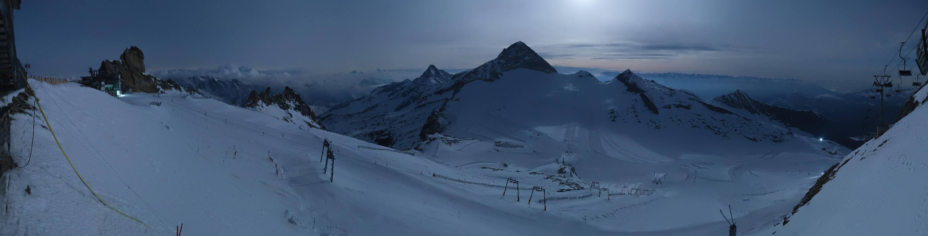 Archiv Foto Webcam Hintertuxer Gletscher - Ausblick Gefrorene Wand