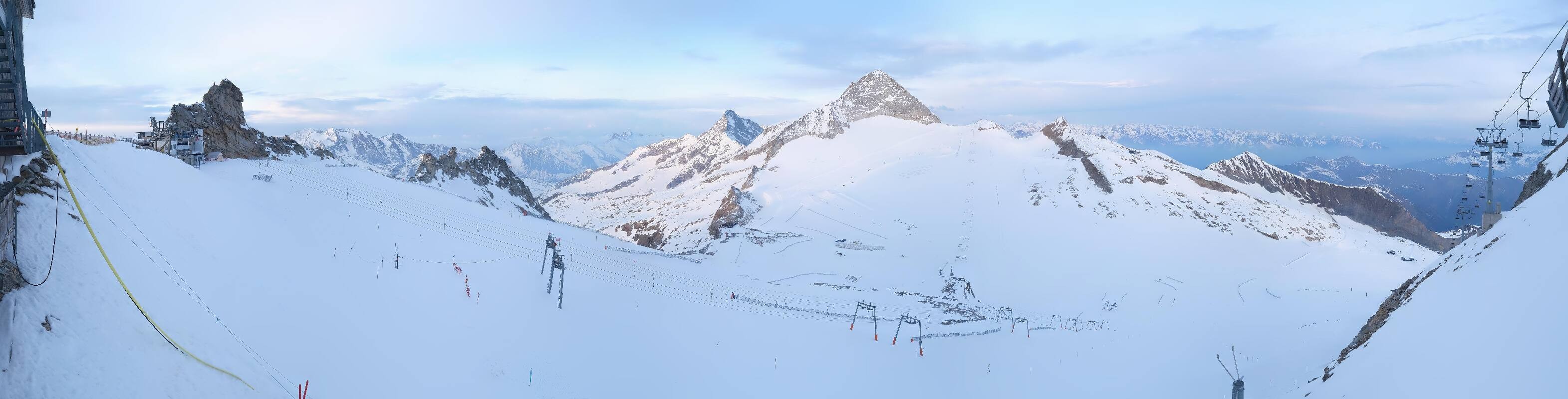 Archiv Foto Webcam Hintertuxer Gletscher - Ausblick Gefrorene Wand