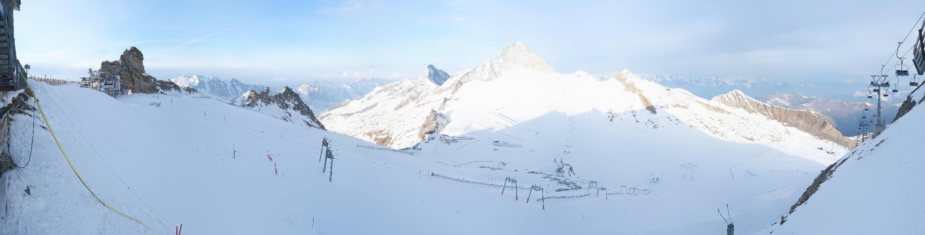 Archiv Foto Webcam Hintertuxer Gletscher - Ausblick Gefrorene Wand