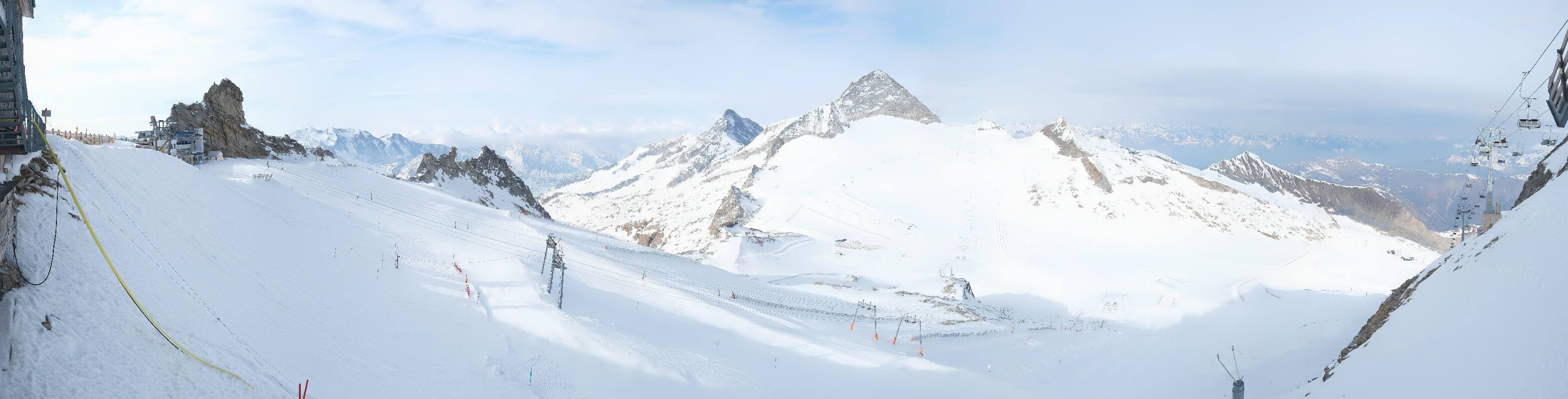 Archiv Foto Webcam Hintertuxer Gletscher - Ausblick Gefrorene Wand