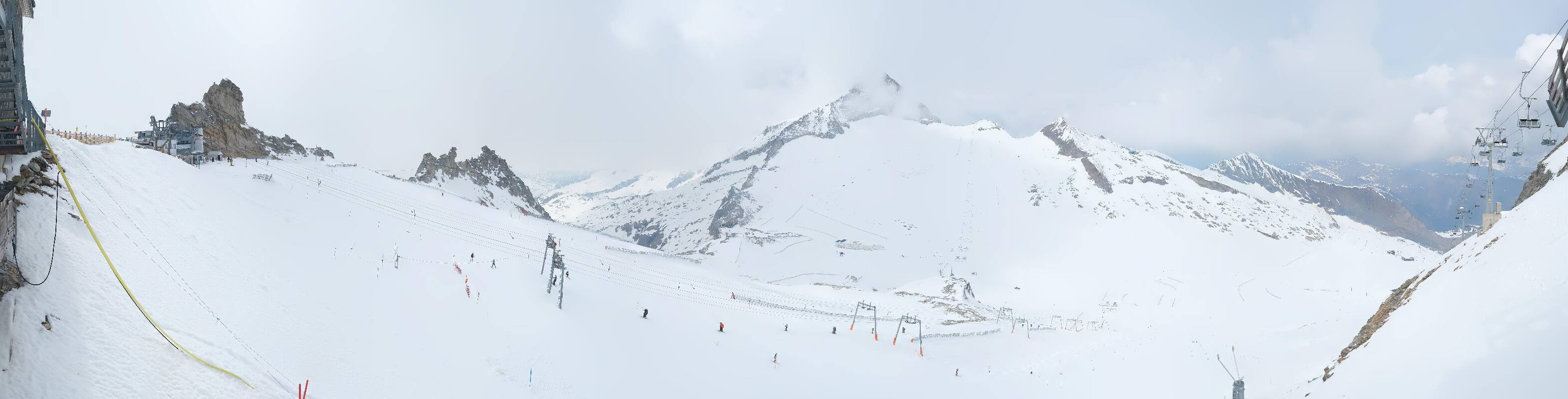 Archiv Foto Webcam Hintertuxer Gletscher - Ausblick Gefrorene Wand
