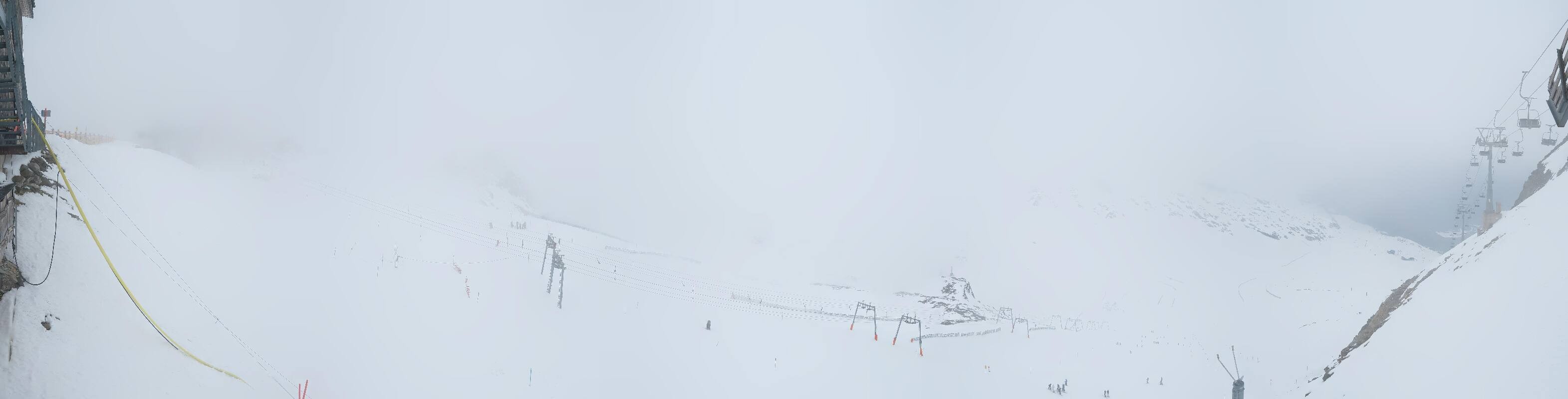 Archiv Foto Webcam Hintertuxer Gletscher - Ausblick Gefrorene Wand