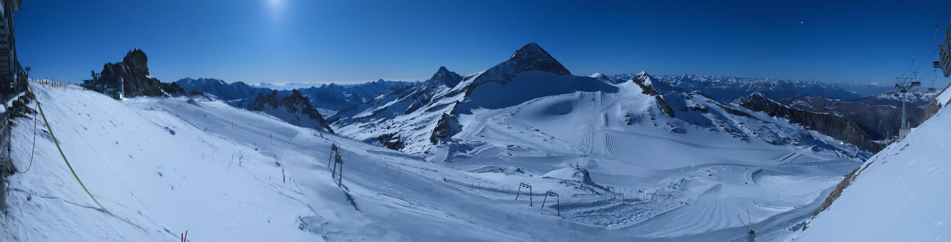 Archiv Foto Webcam Hintertuxer Gletscher - Ausblick Gefrorene Wand