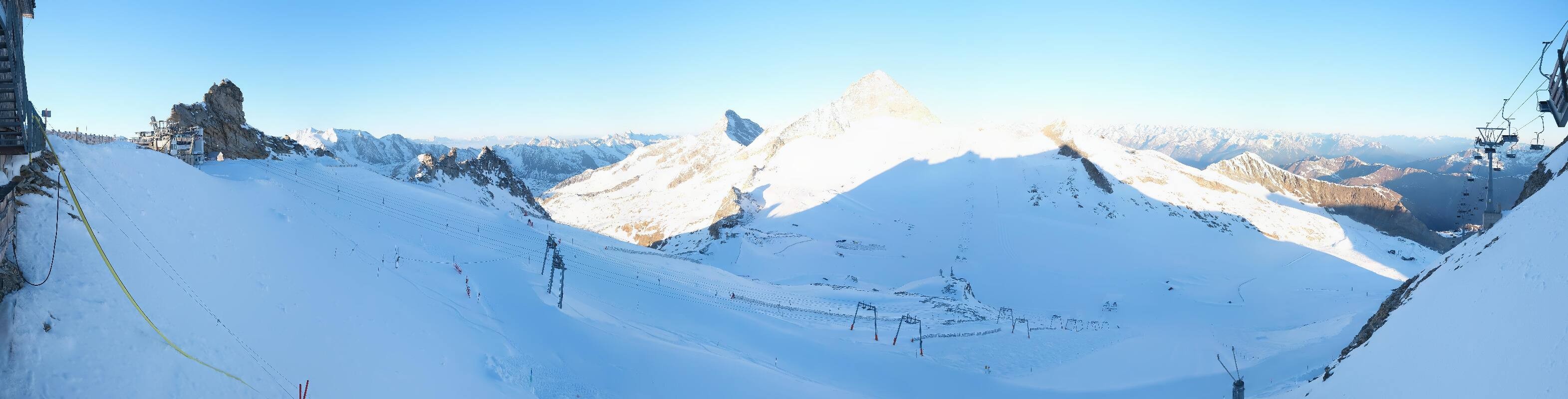 Archiv Foto Webcam Hintertuxer Gletscher - Ausblick Gefrorene Wand