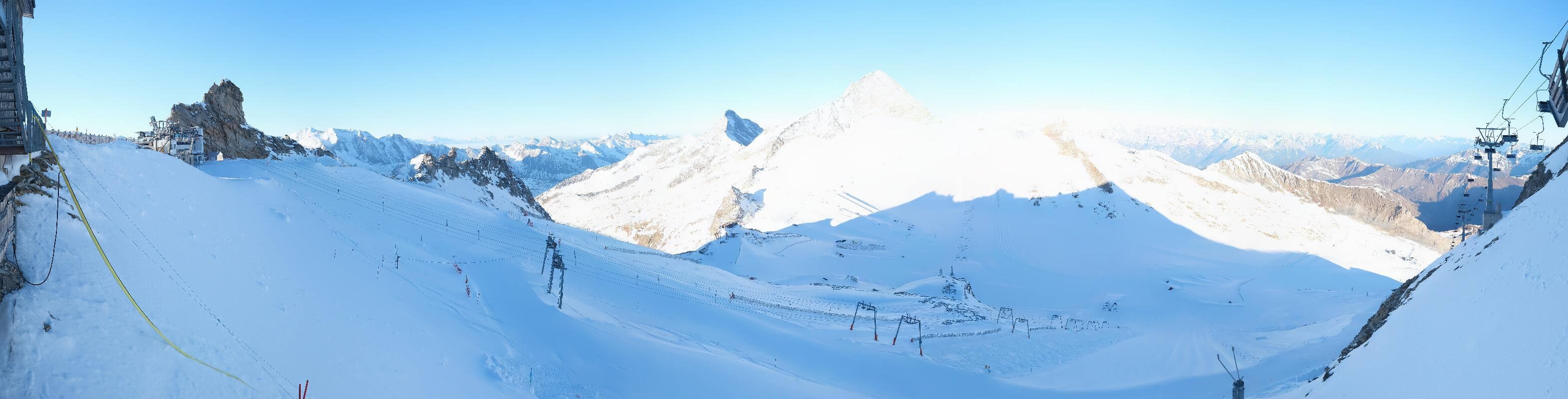 Archiv Foto Webcam Hintertuxer Gletscher - Ausblick Gefrorene Wand