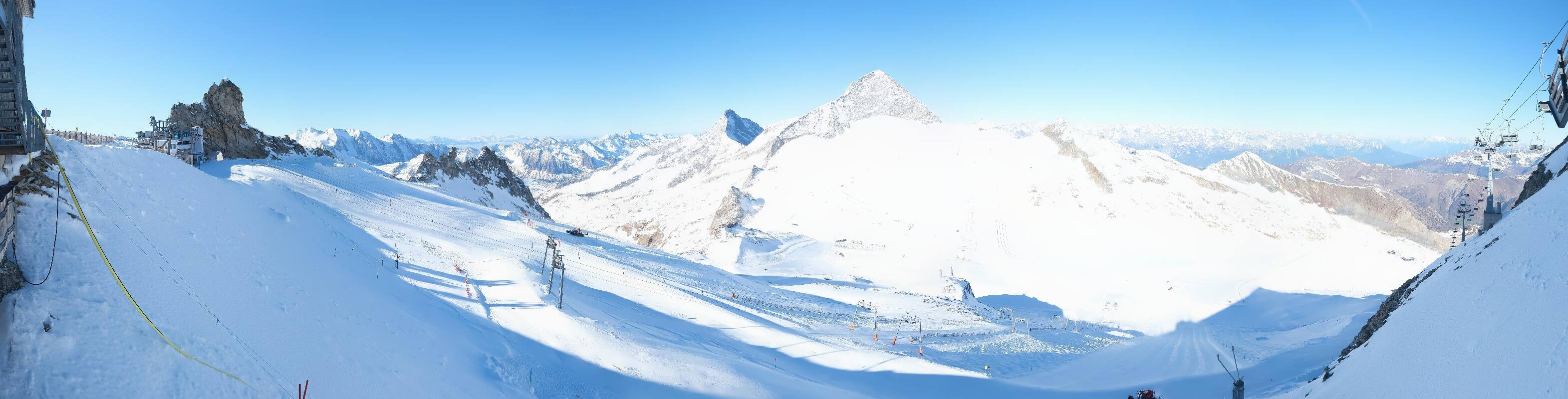 Archiv Foto Webcam Hintertuxer Gletscher - Ausblick Gefrorene Wand