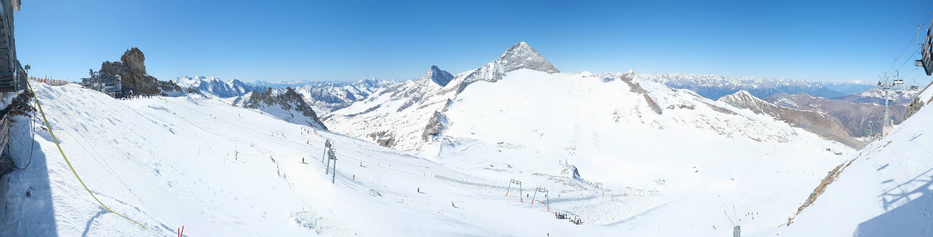 Archiv Foto Webcam Hintertuxer Gletscher - Ausblick Gefrorene Wand