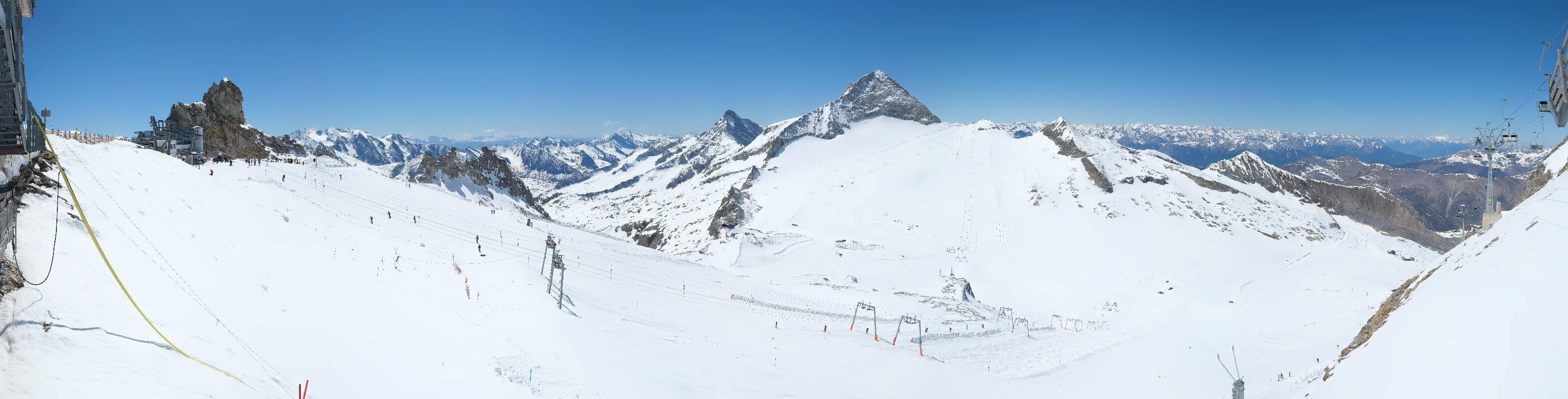Archiv Foto Webcam Hintertuxer Gletscher - Ausblick Gefrorene Wand
