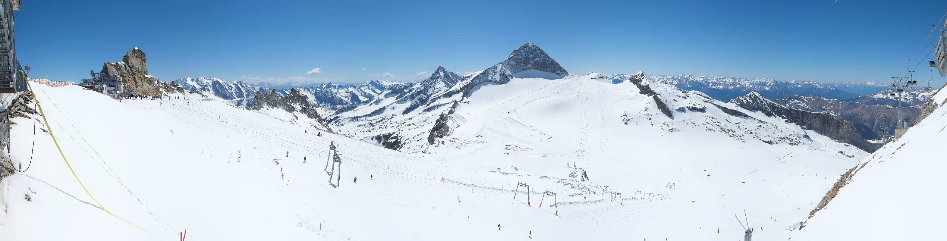 Archiv Foto Webcam Hintertuxer Gletscher - Ausblick Gefrorene Wand